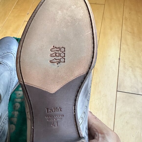 Italian leather oxford NWB Size 41/ 8.5 US main image 5